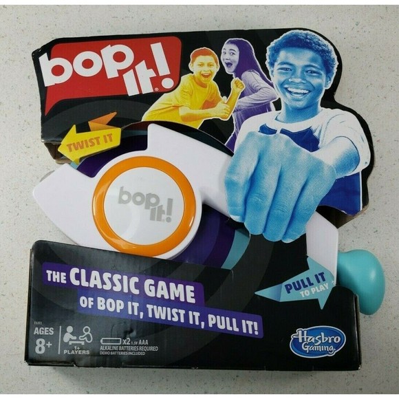Bop It! Clásico En Miniatura – Juego Electrónico De Reflejos De 5 X 2.25 Pulgadas, Ideal Para Viajes, Modo Solo O Multijugador, Regalo Divertido Para Niños De 6 Años En Adelante